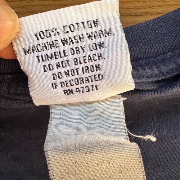 Vintage Sport Attack Dallas Cowboys Troy Aikman Kids X-Large Navy Graphic T-Shir - Picture 3 of 14